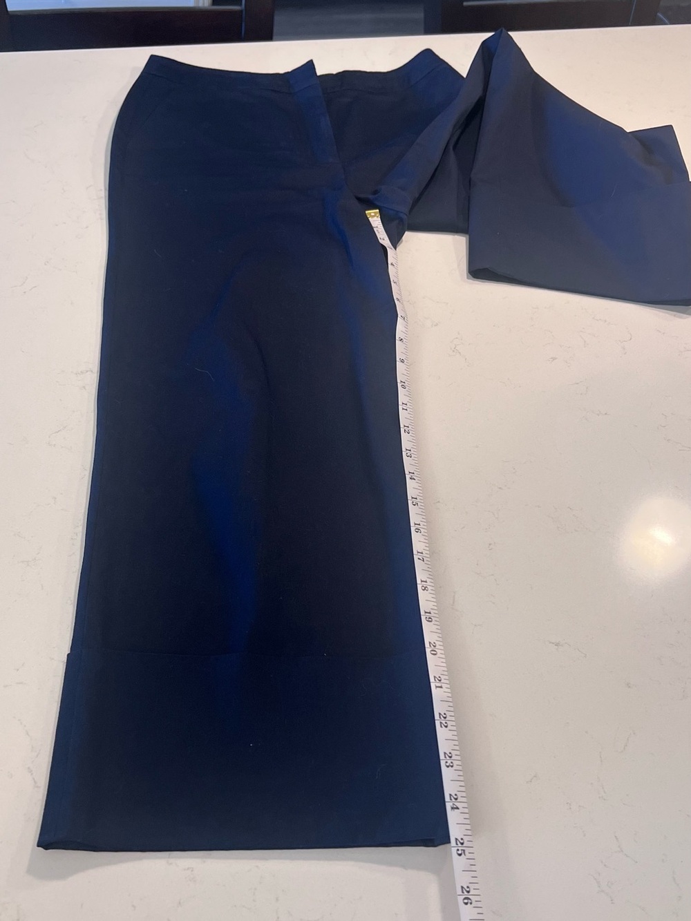 Boden Navy Cropped Dress Pants size 4 - Picture 5 of 9